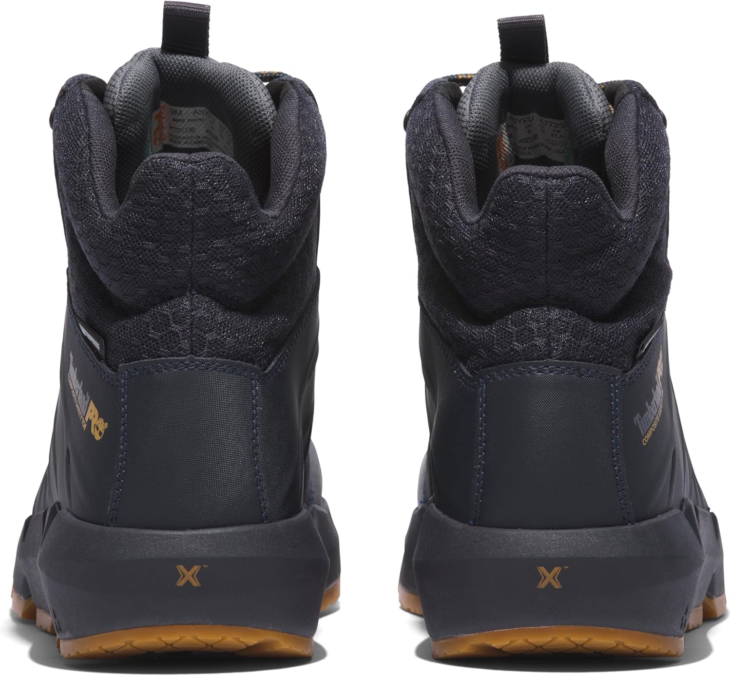 Timberland PRO мужские Morphix 6 дюймов ботинки-кроссовки с композитным защитным носком, водонепроницаемые, для работы и повседневной носки, Grey/Navy-2024 New — фото 3