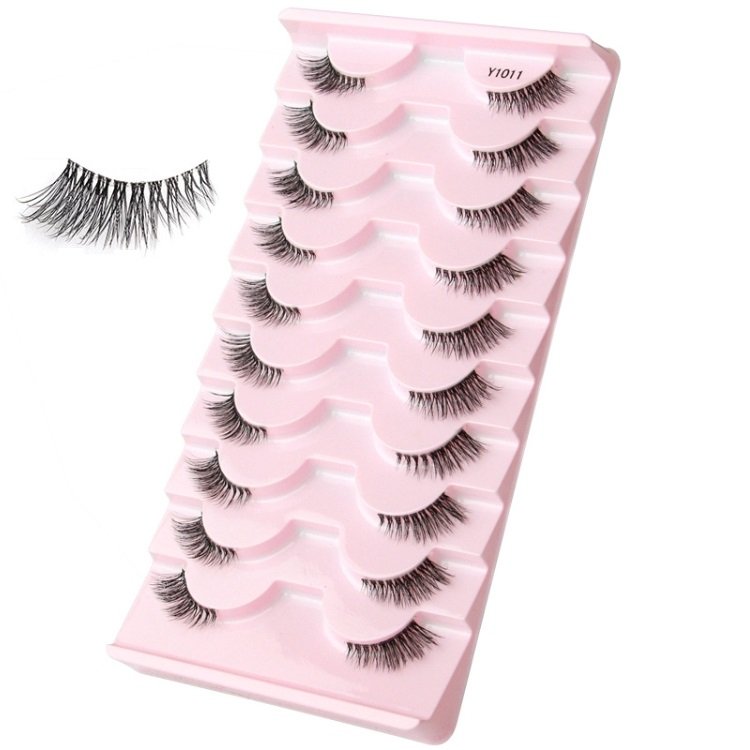 

Ресницы на полоске Накладные ресницы Half On Line 10 пар Y1011 eyelashes