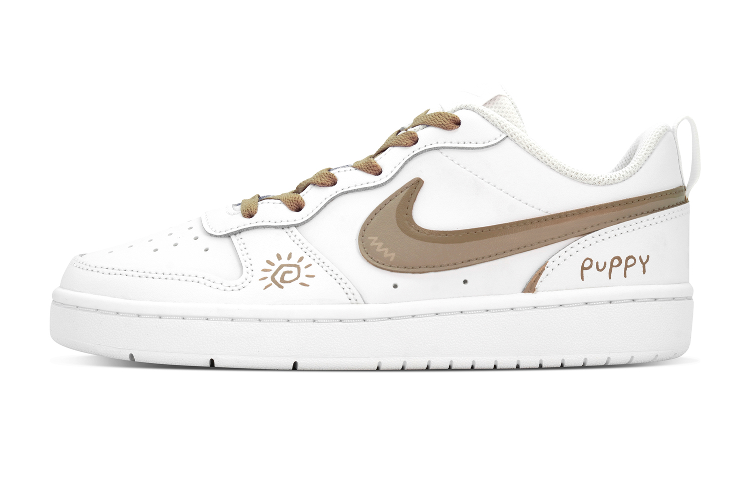 

Детские скейтерские кеды Court Borough Nike, коричневый