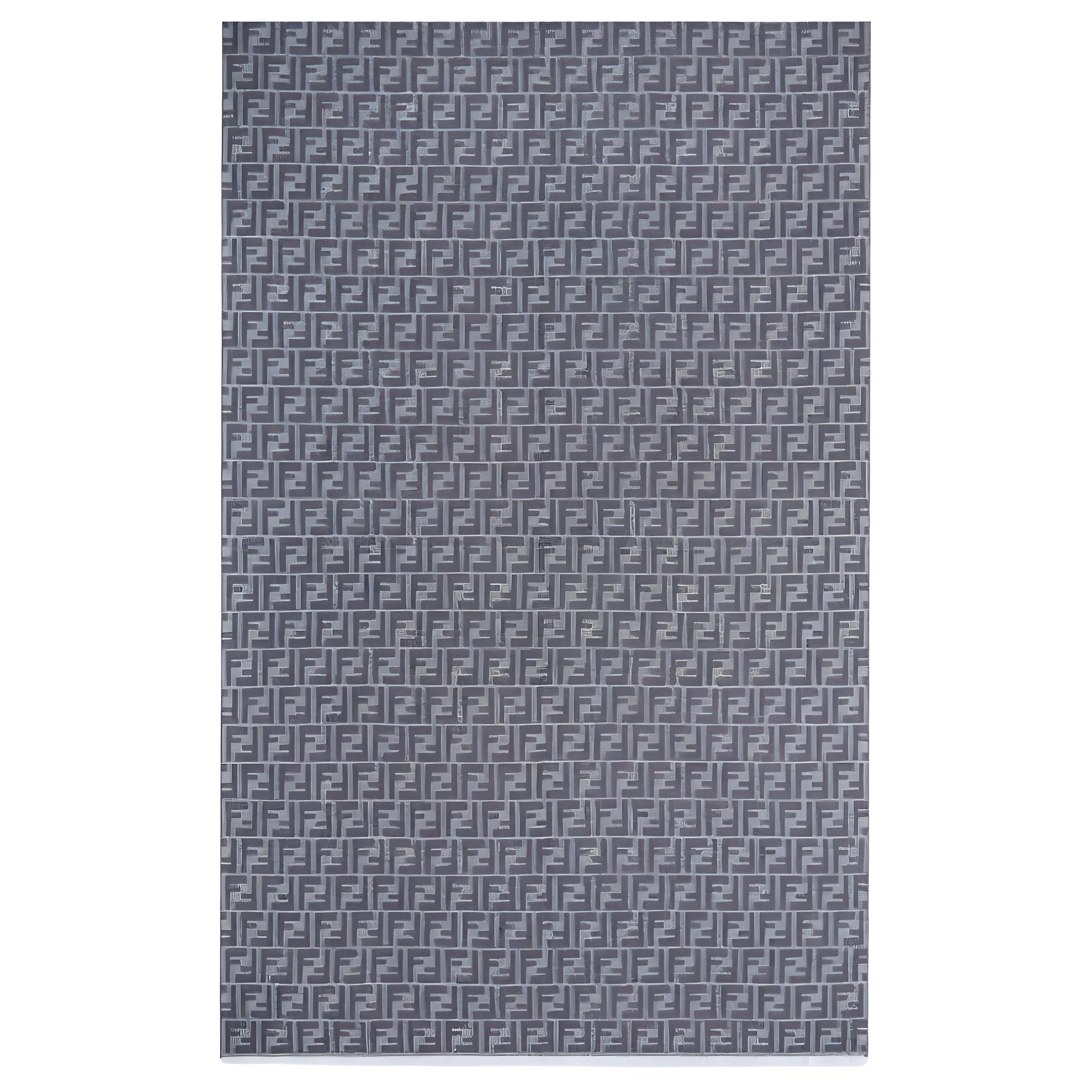 

FENDI Фактурный шарф с бахромой, Blue