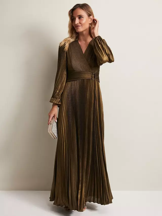 

Платье Phase Eight Adrianna Foil Pleated Maxi