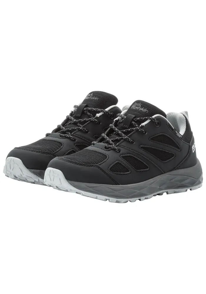 Кроссовки Jack Wolfskin "WOODLAND 2 TEXAPORE LOW K", цвет Phantom — фото 4