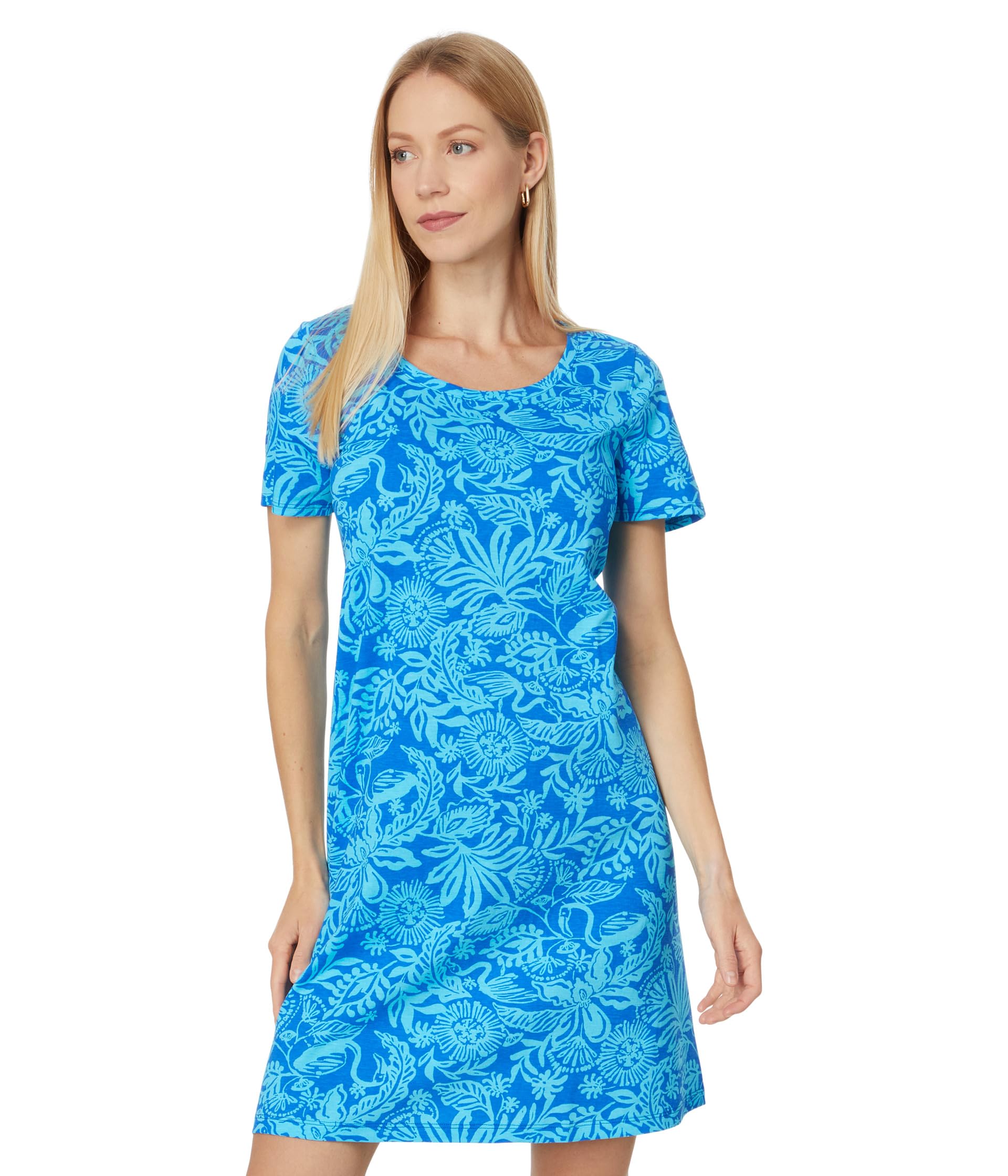 

Платье Lilly Pulitzer Cody Dress, цвет Martinique Blue Jungle Oasis