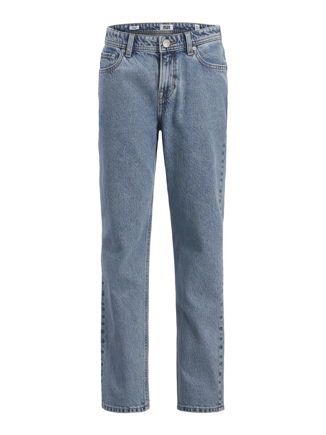 Джинсы Regular Fit из хлопка JACK & JONES Junior, blue denim