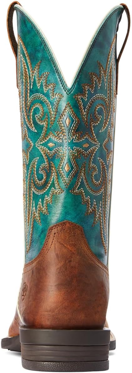 Мужские вестерн-бутсы ARIAT Wild Thang, зеленый/коричневый — фото 4