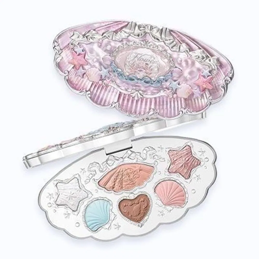 Палетка теней для век «Shell Pearl Six Colours Eyeshadow» от Flower Knows Huazxiaod, C02