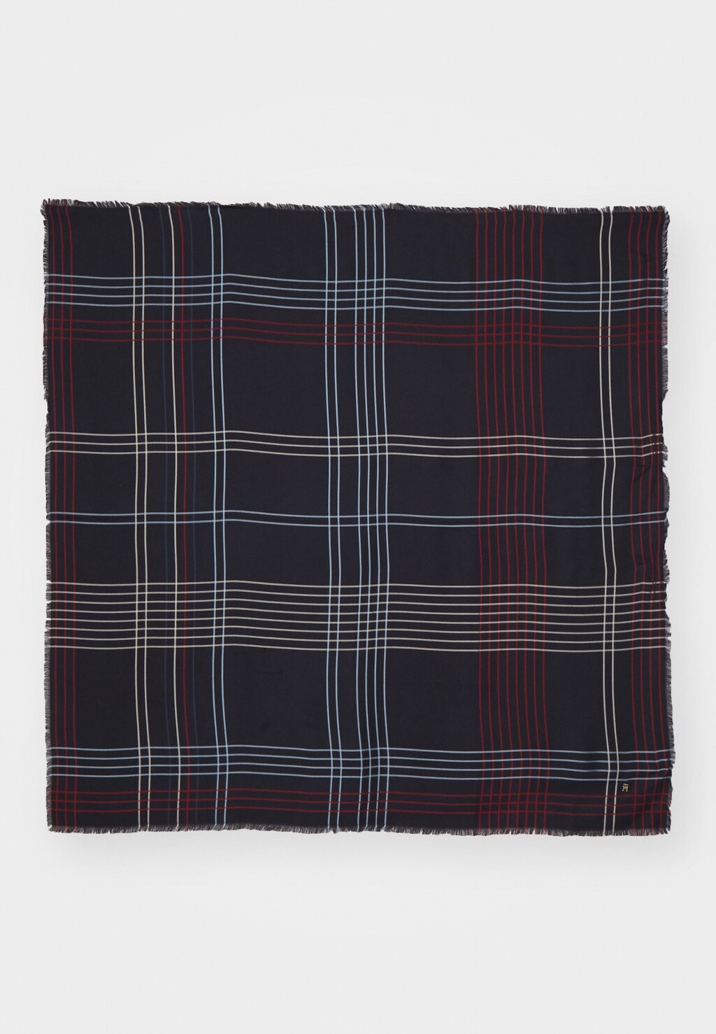 

Шелковый шарф Distinct Corp Square Tommy Hilfiger, темно-синий