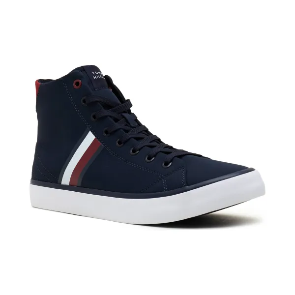 

Сетчатые кроссовки Th hi vulc в полоску Tommy Hilfiger, синий