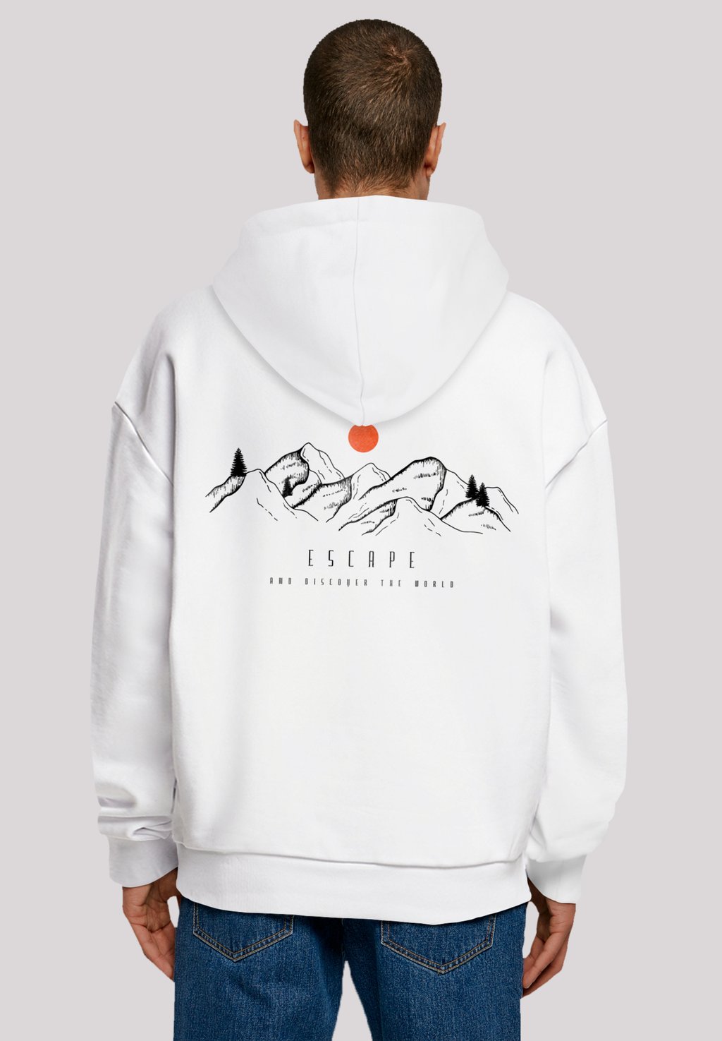 

Толстовка MOUNTAIN - Hoodie F4NT4STIC, белый