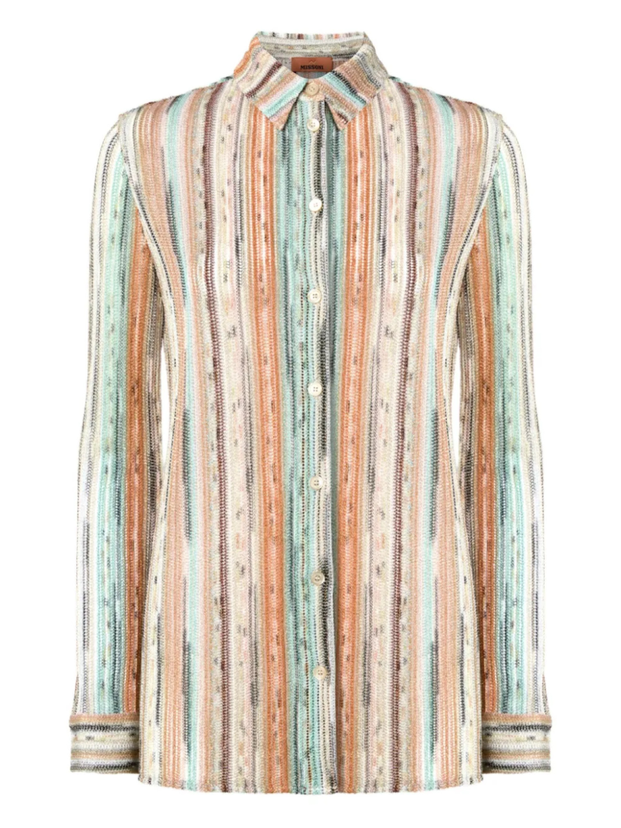 

Полосатая рубашка Missoni, нейтральный