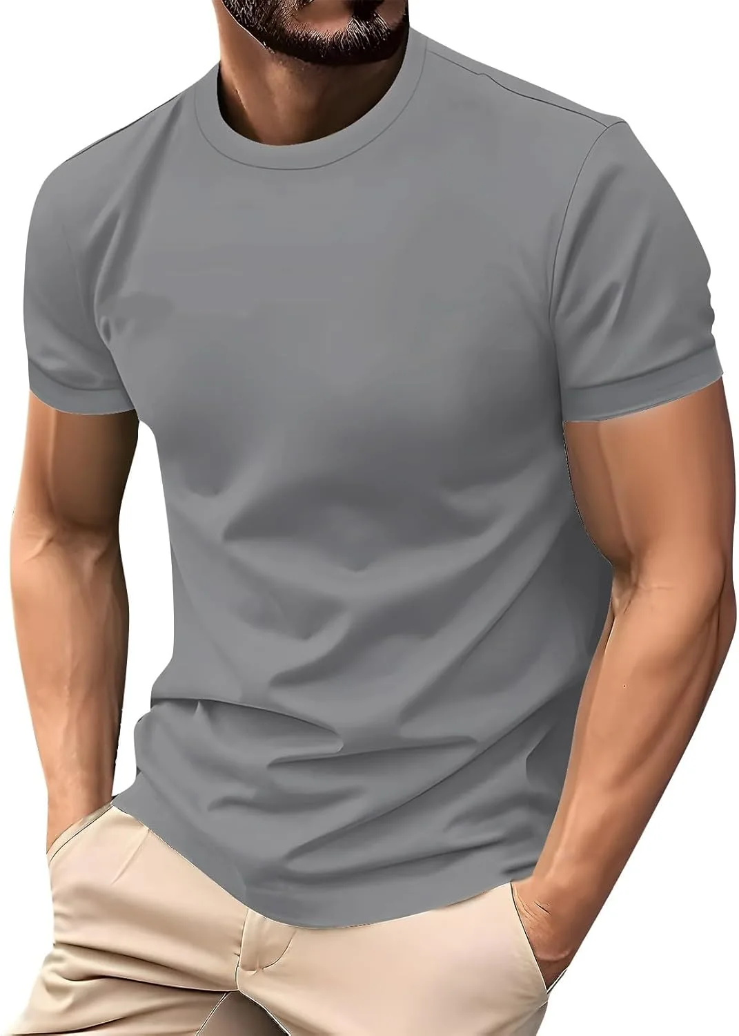 

Мужская футболка Muscle Fit с коротким рукавом