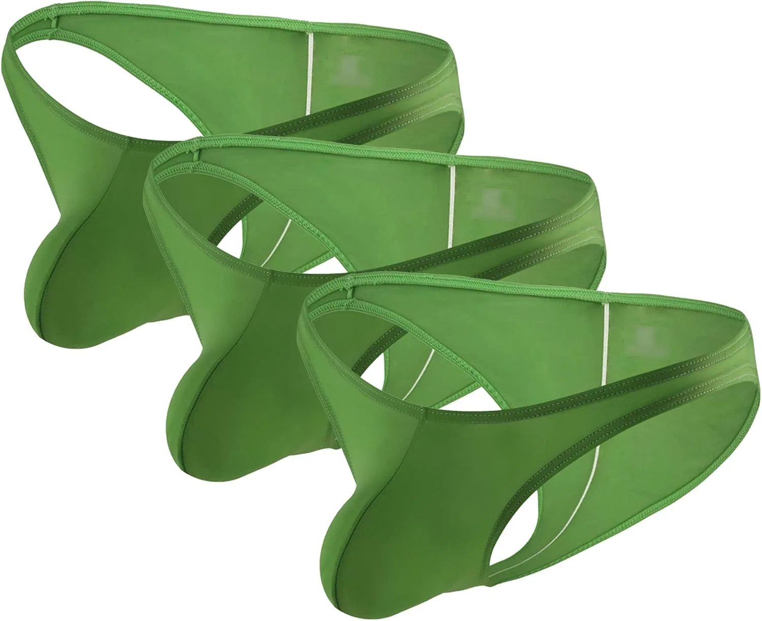 Боксеры из микрофибры, Green, 3 шт