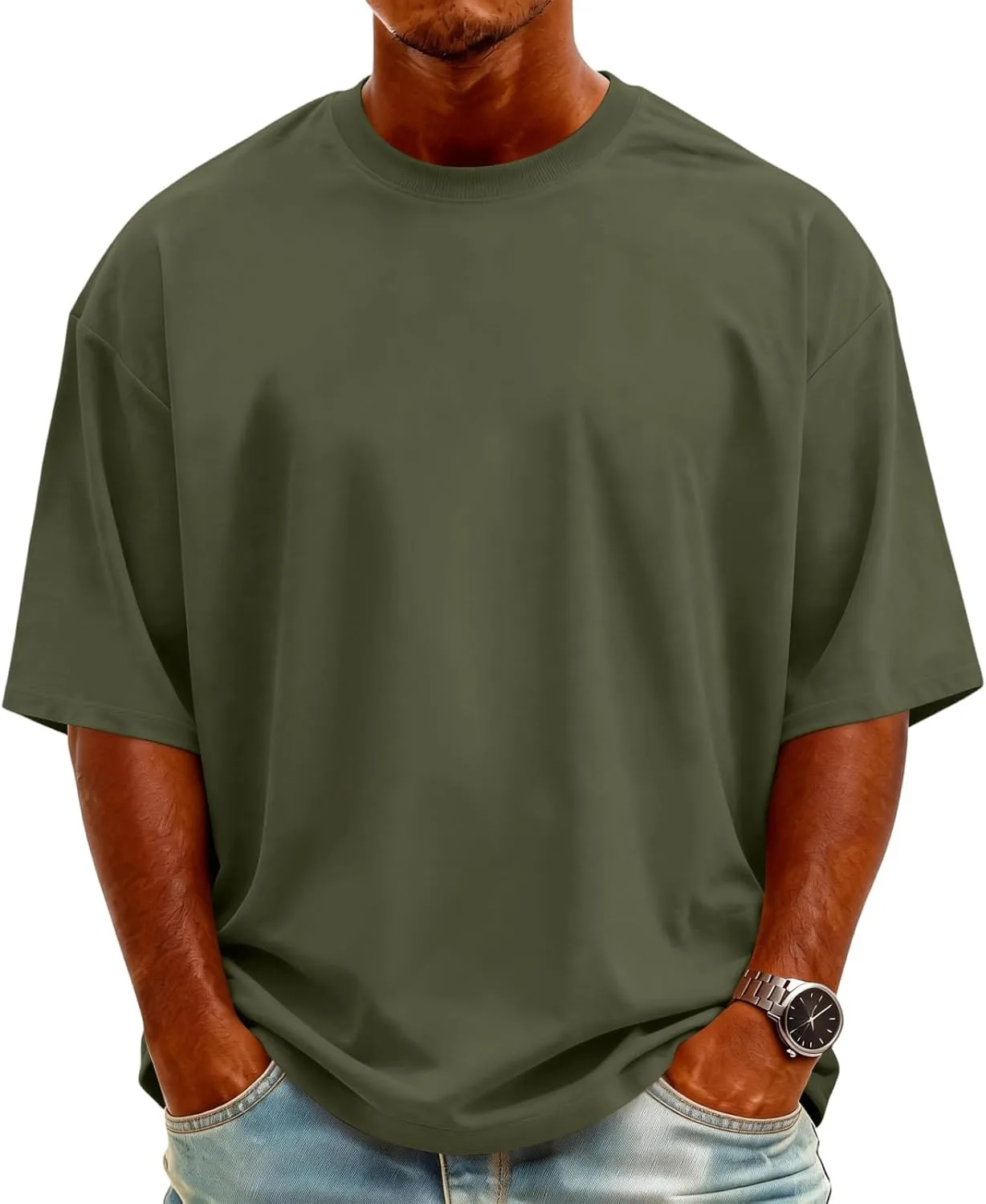 

Мужская футболка Oversized с коротким рукавом Dry Fit ZWSPTO