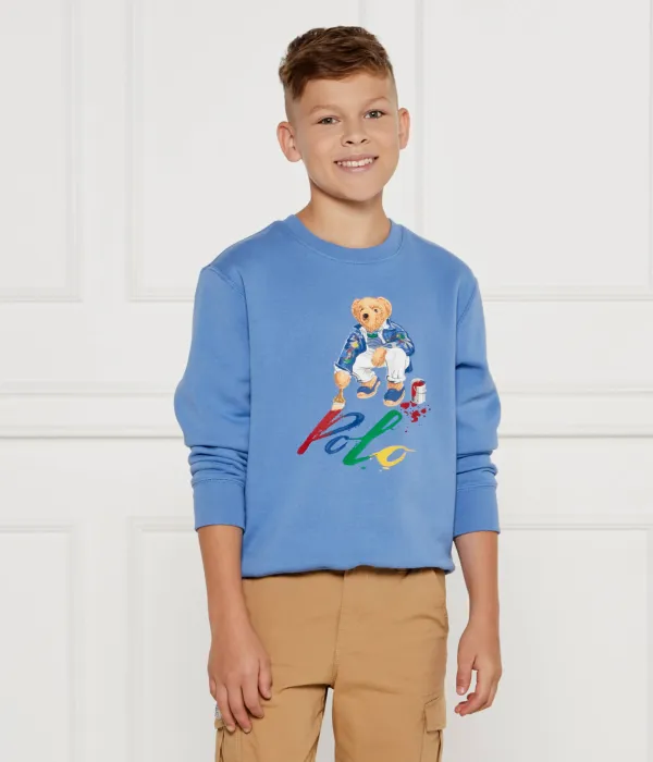 Трикотажная толстовка lscnm4 Regular fit Polo Ralph Lauren, синий — фото 3