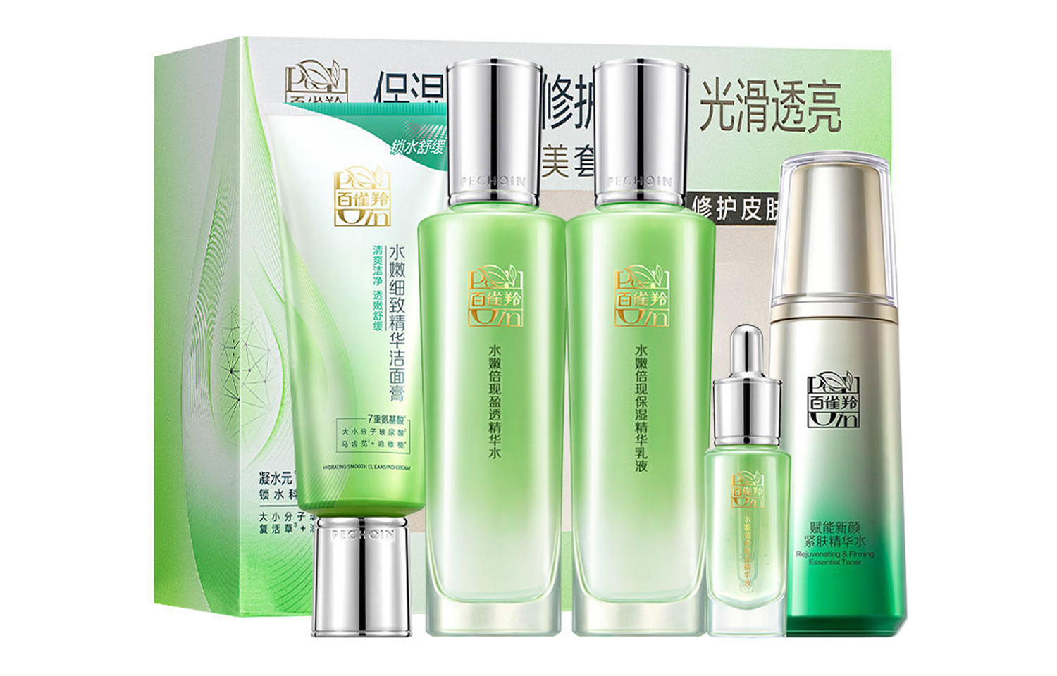 

Увлажняющий и подтягивающий набор для упругости увлажнение и питание комплект из пяти предметов PECHOIN