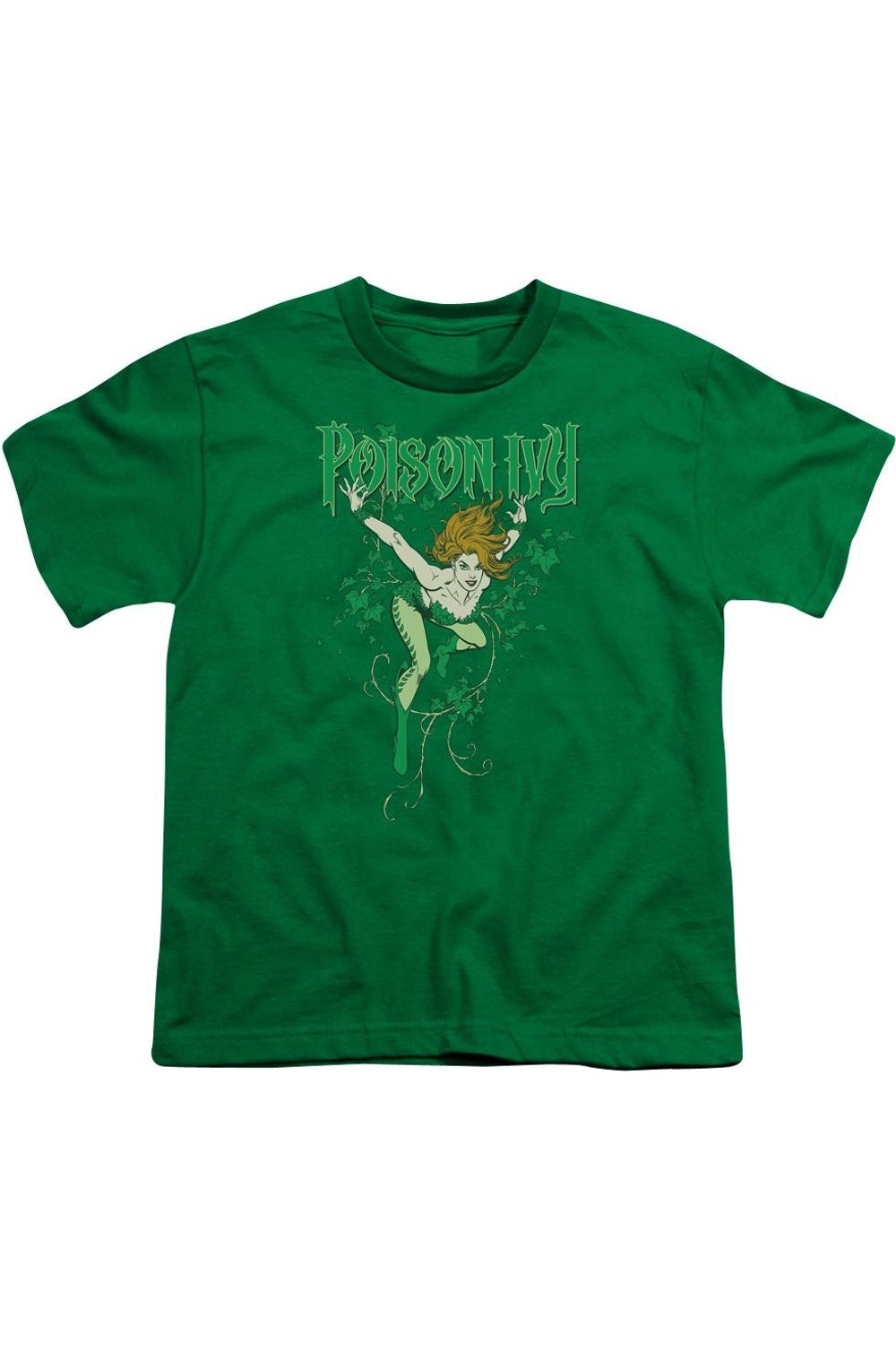 

Футболка с коротким рукавом DC Comics Poison Ivy для детей Gildan, зеленый