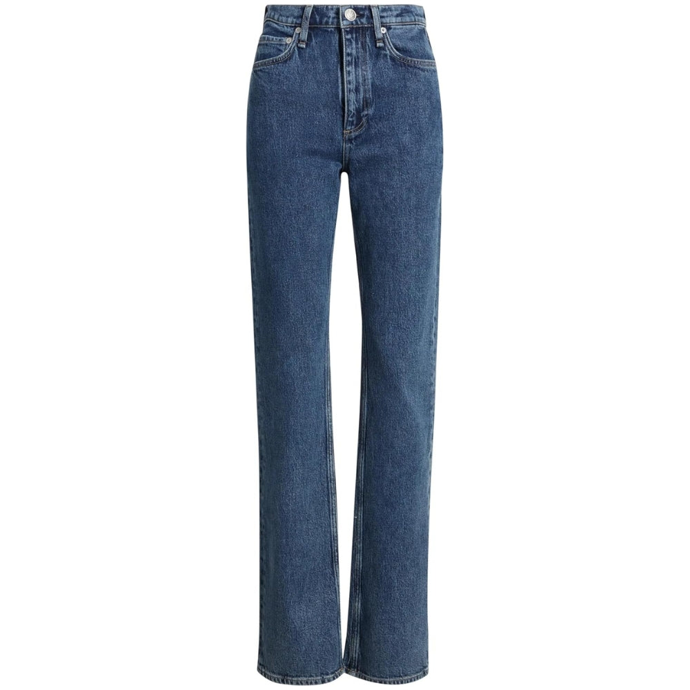 

Женские джинсы Rag & Bone Peyton с высокой посадкой и расклешенными штанинами, синий