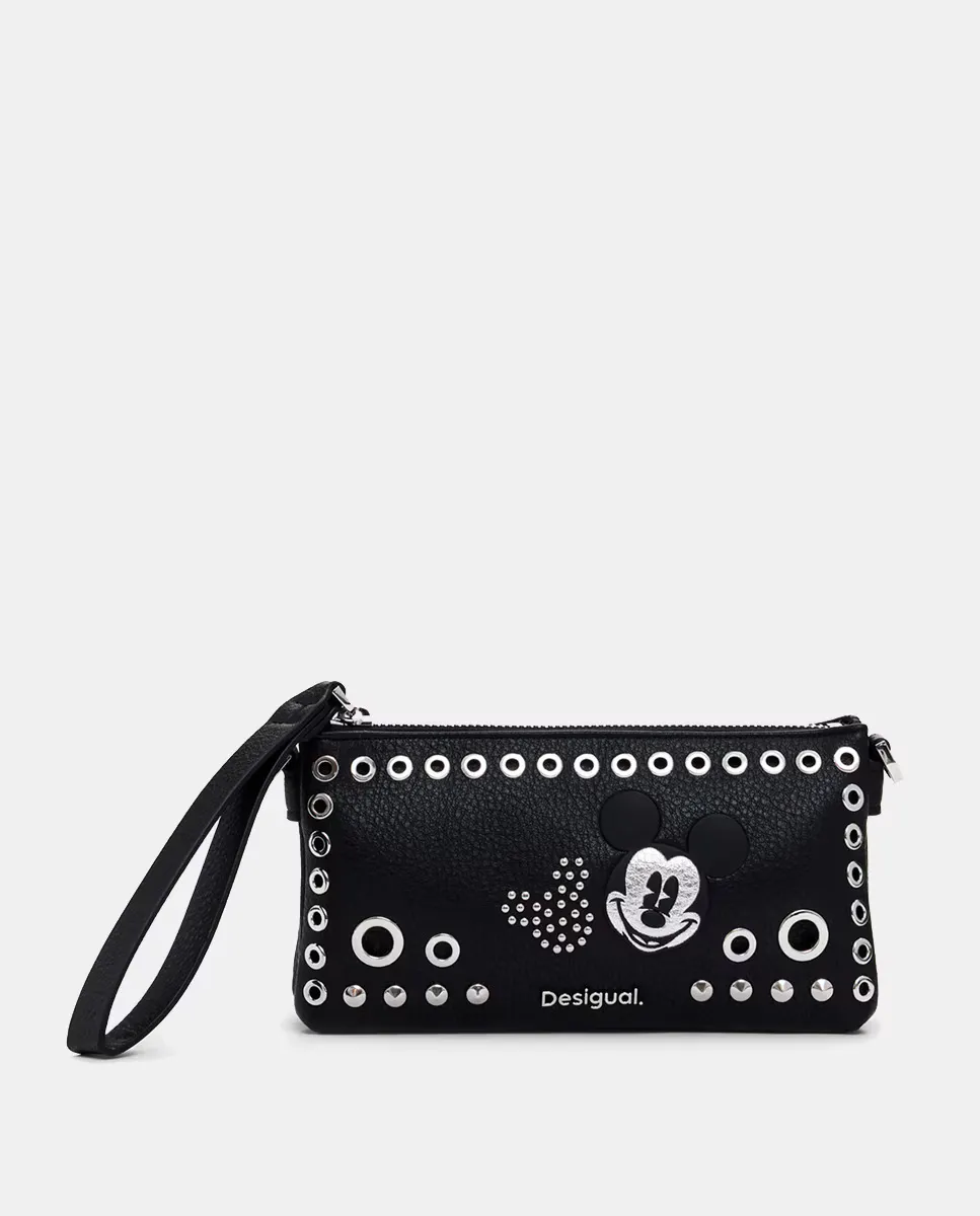 

Кошелек с заклепками Микки Мауса Desigual, черный