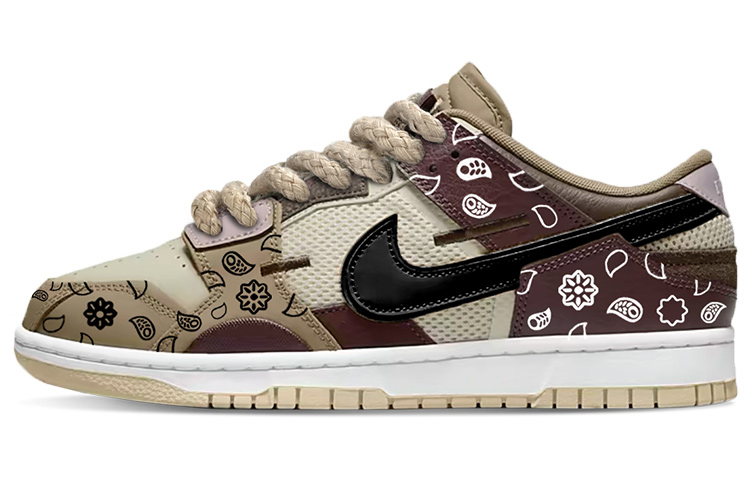 

Кроссовки Nike Dunk Skateboard Shoes Men Low-Top Brown White/Black