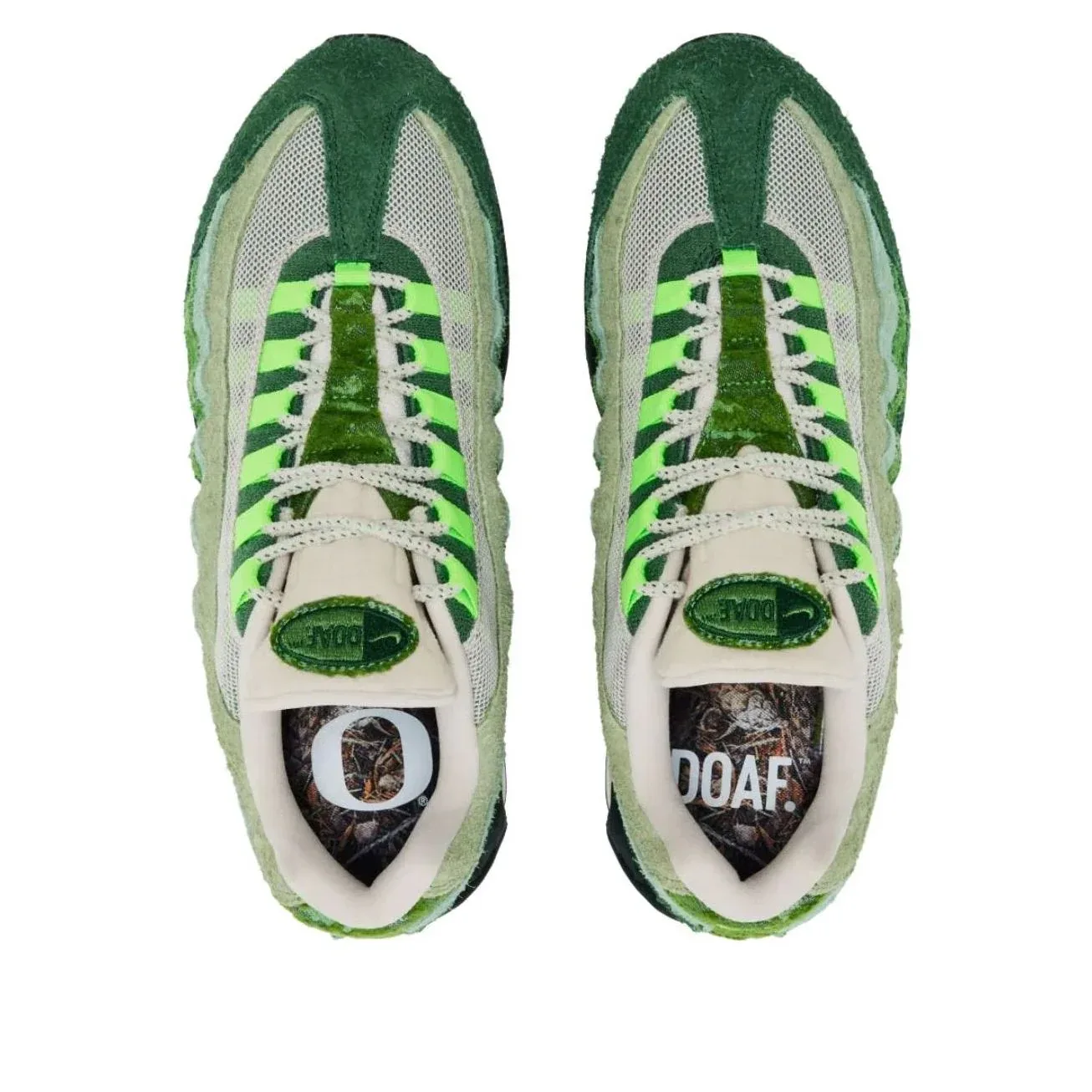 Кроссовки Nike x Oregon Ducks Air Max 95 'The Woods', зеленый — фото 3