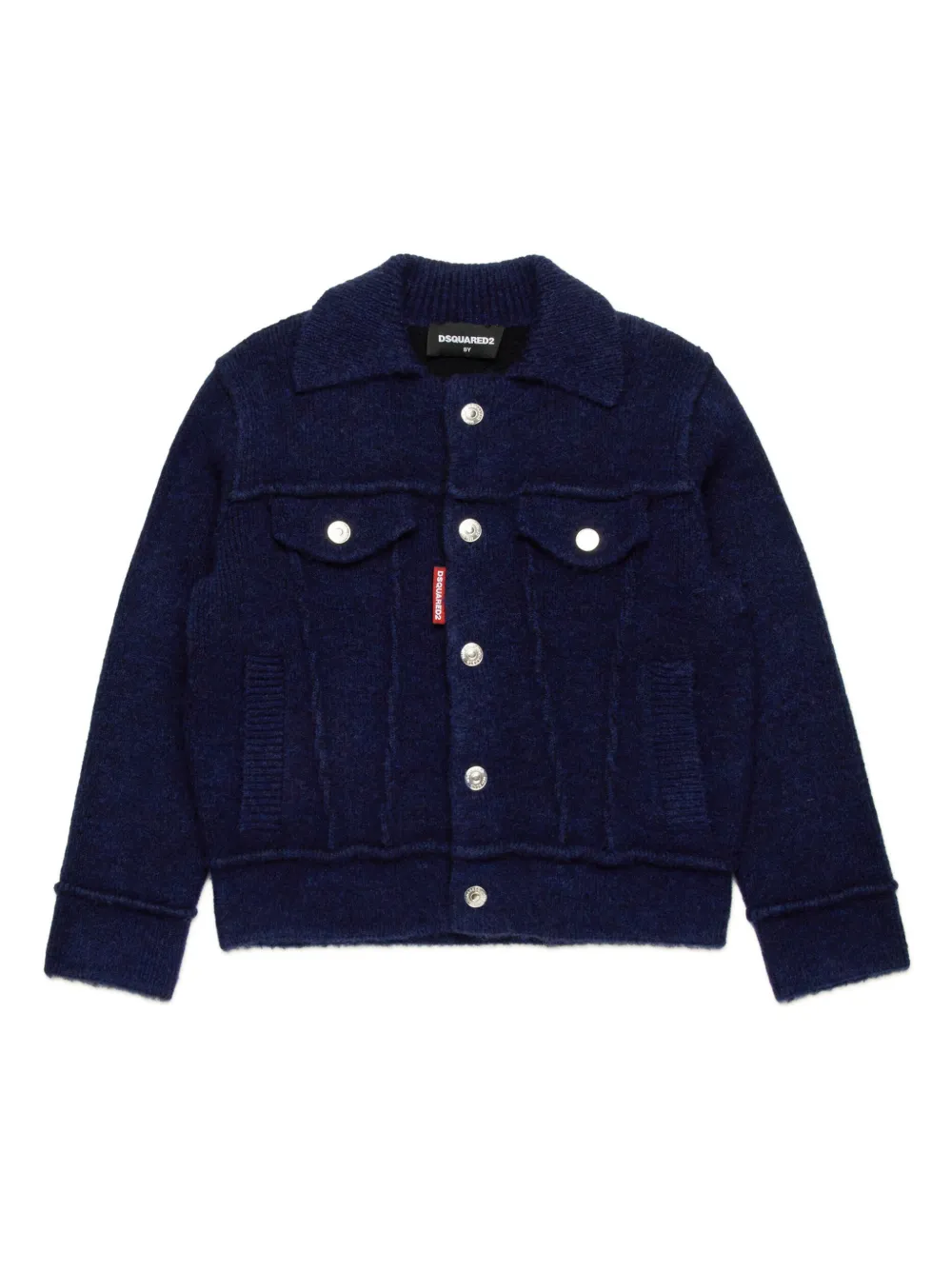 

Куртка с отложным воротником DSQUARED2 KIDS, синий