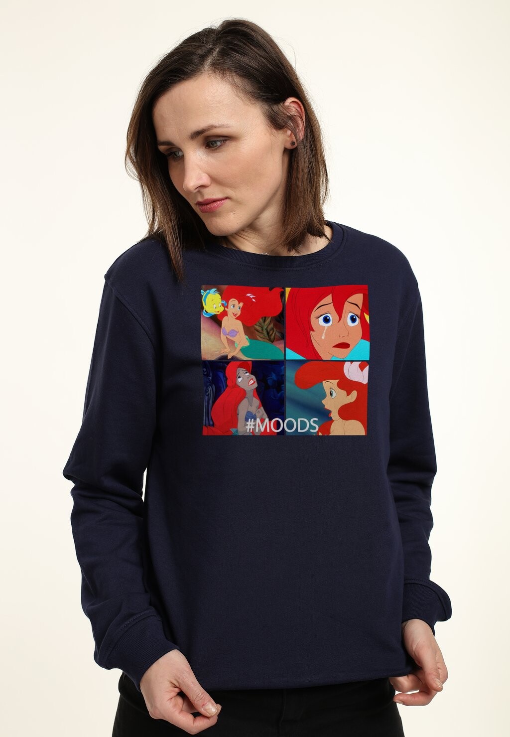 

Толстовка THE LITTLE MERMAID ARIEL MOODS Disney, темно-синий