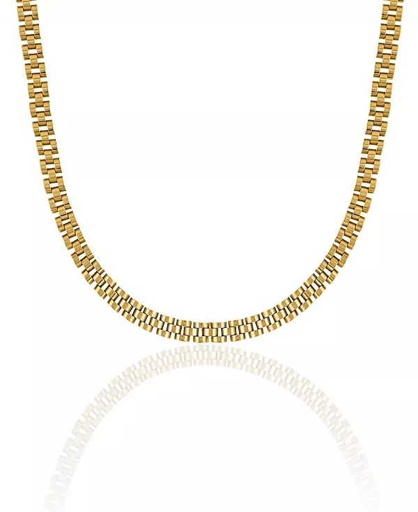 

Колье с часами из латуни, покрытой 18-каратным золотом Oma The Label, gold