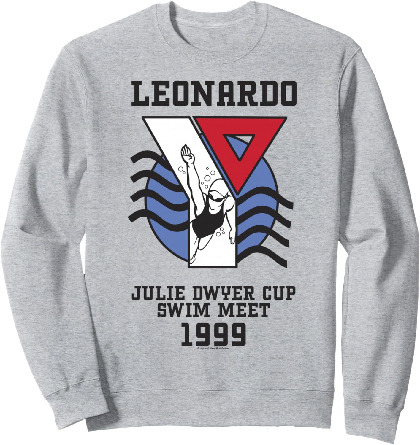 

Толстовка с логотипом соревнований по плаванию Clerks III Julie Dwyer Cup 1999 года, серая, Серый, Толстовка с логотипом соревнований по плаванию Clerks III Julie Dwyer Cup 1999 года, серая