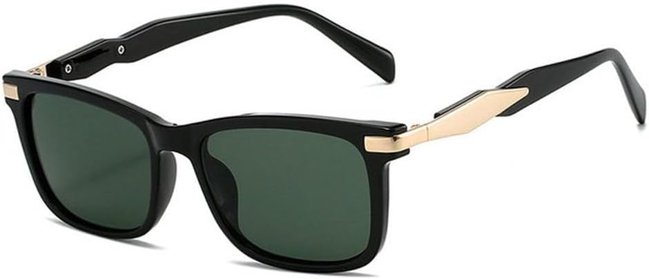 

Мужские солнцезащитные очки в стиле ретро, ​​для уличной фотографии, металлические, тонкие, высококачественные, классические, модные, SUN1091 Generic, Black Dark Green