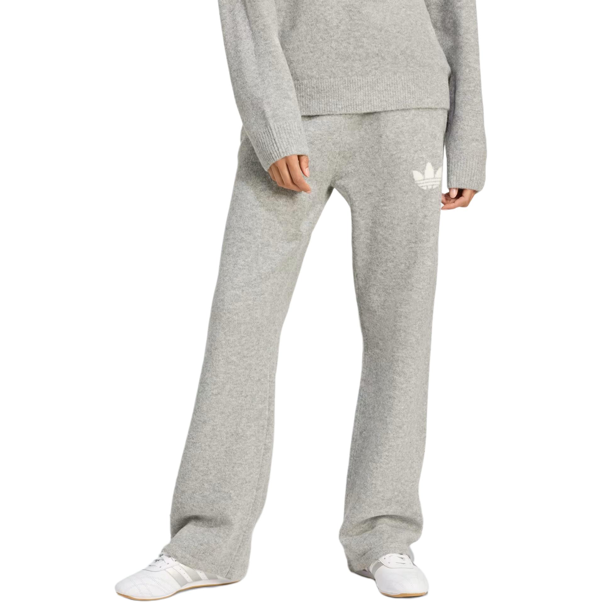 Брюки Adidas с кулиской и логотипом Adidas Originals, medium серый — фото 3