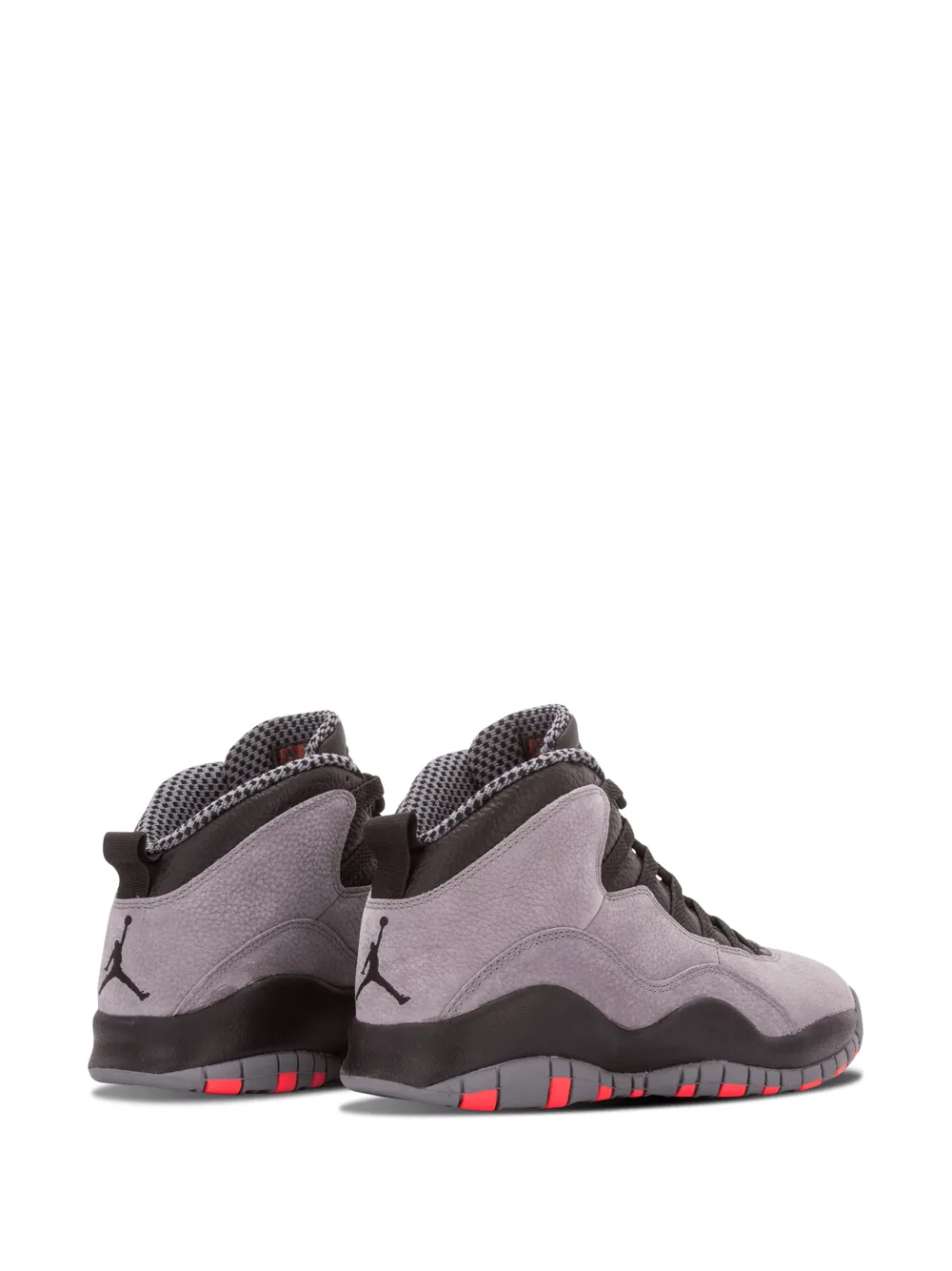 Высокие кроссовки Air  Retro 10 Jordan, серый — фото 3