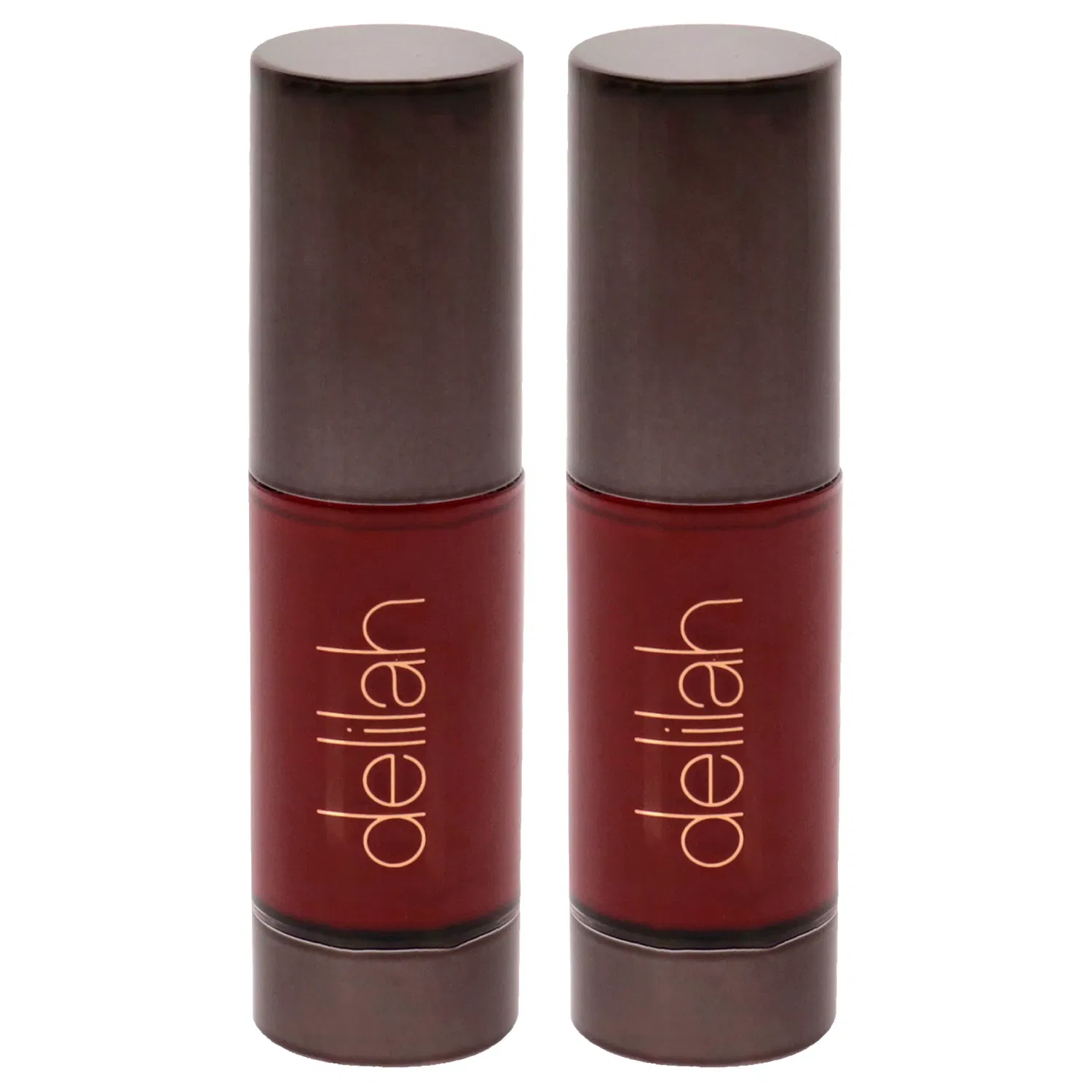 Жидкая помада Colour Intense Liquid Lipstick - Retro от Delilah для женщин - 0,24 унции - набор из 2 штук, красный — фото 2
