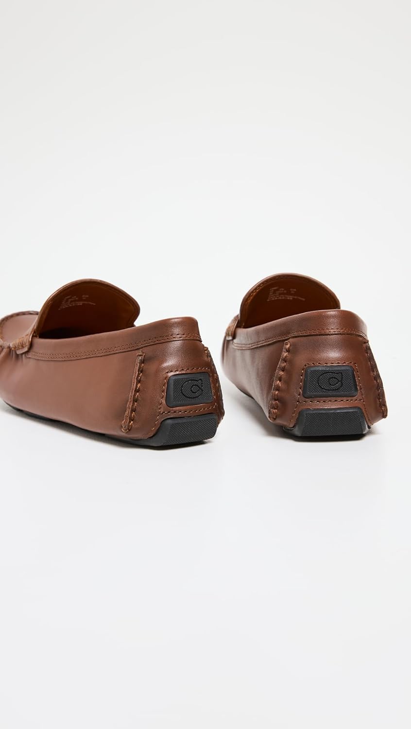 Мужские лоферы COACH C Coin из кожи, Saddle — фото 3