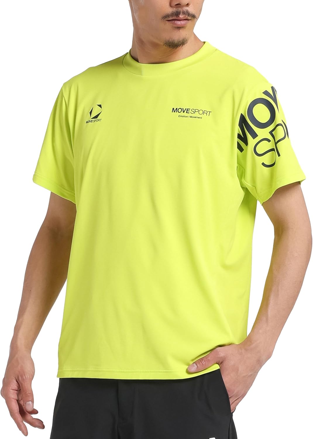 

Футболка Move Sports Coolist, Descente, Move Sport, впитывает пот, быстро сохнет, отводит тепло, охлаждает, круглый вырез, короткий рукав, мужская Movesport