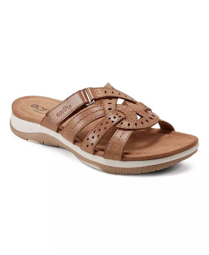Женские сандалии Sassoni Strappy Slip-On Earth, коричневый/бежевый