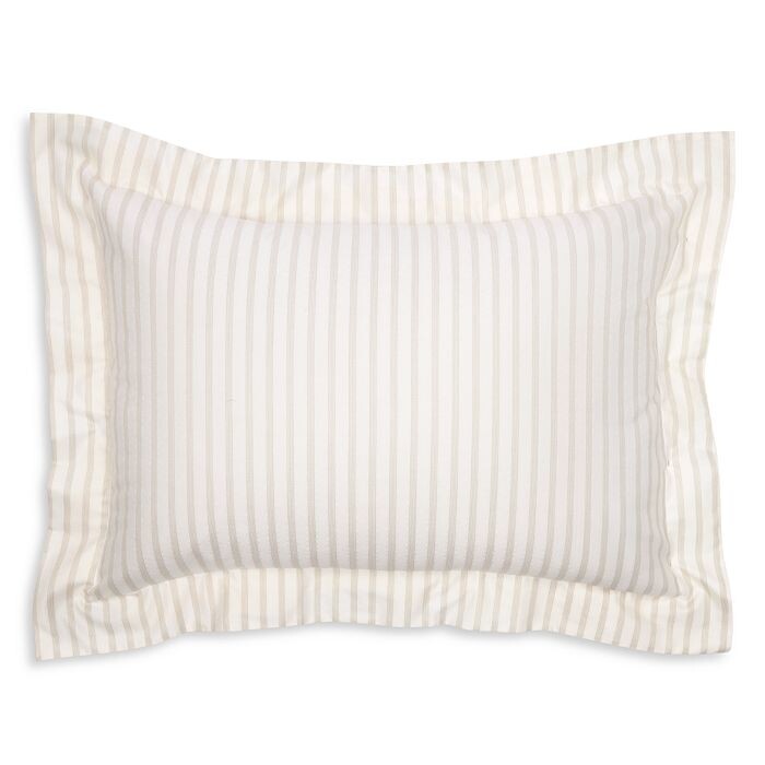 

Комплект Chevron Pinstripe Standard Sham - Exclusive Frette, коричневый/бежевый