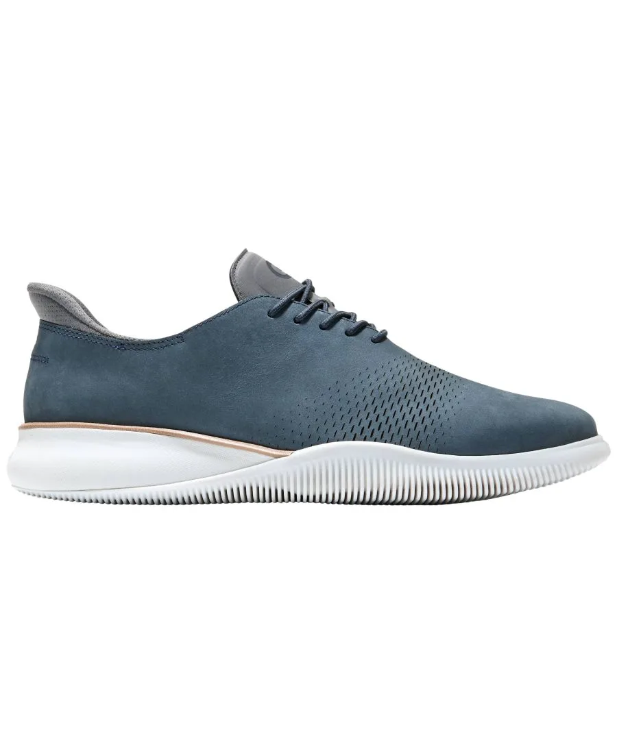 Мужские туфли-оксфорды Zerøgrand Laser Quick-On на шнуровке, размер 6 Cole Haan, темно-синий blazer nubuck — фото 2
