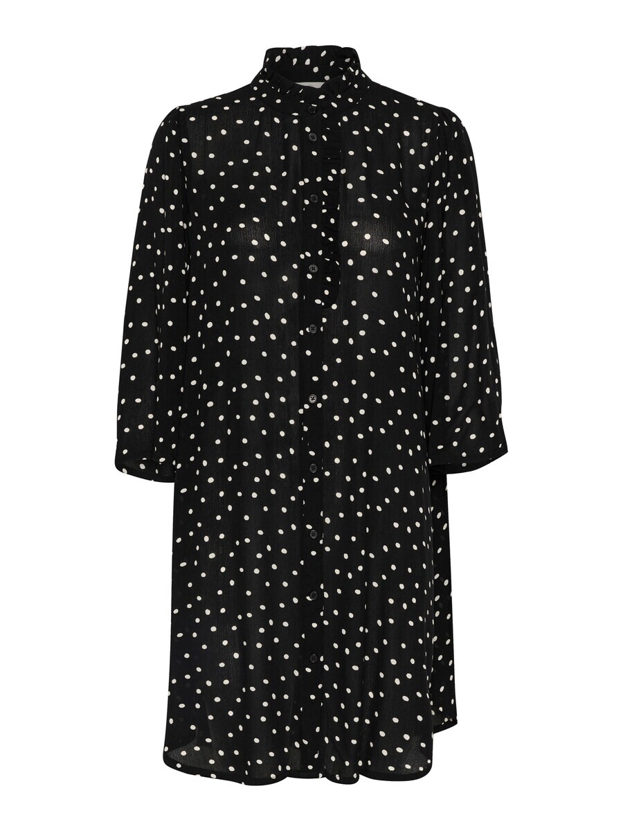 

Платье рубашка Kaffe Shirt Dress Vinni Amber, черный