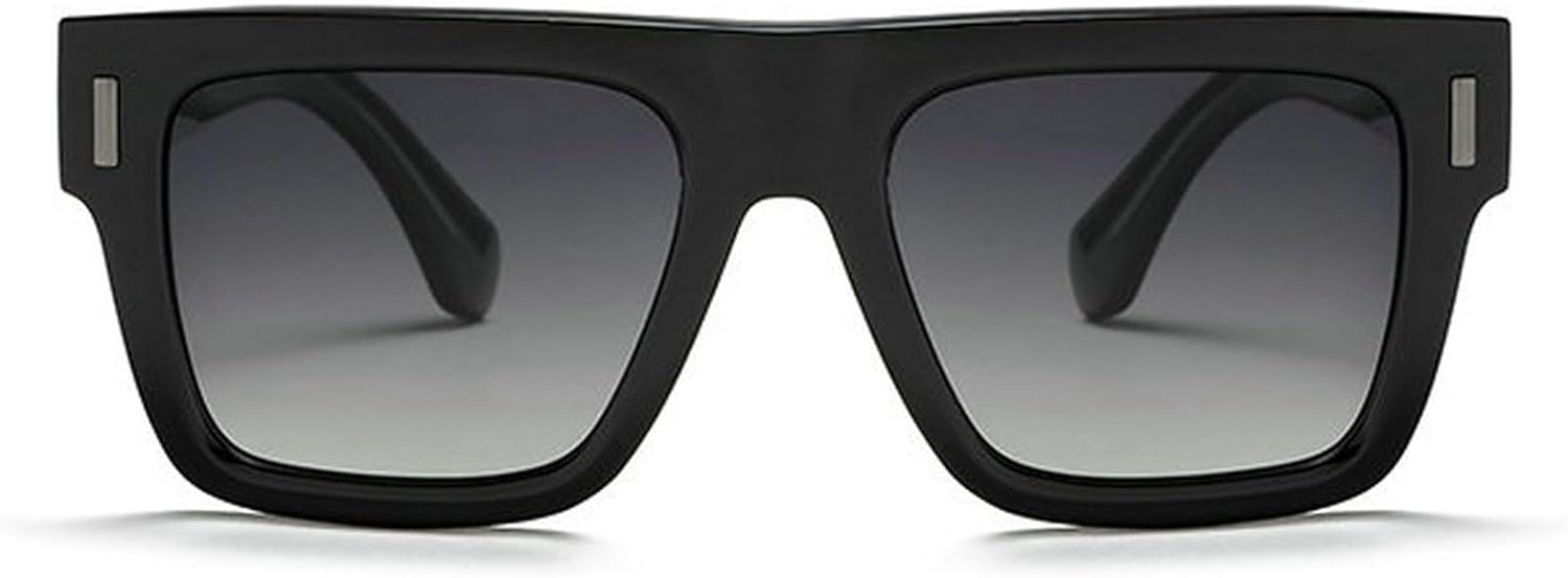 

Солнцезащитные очки COTIA с толстой квадратной оправой, поляризованные, для мужчин и женщин, массивные, с защитой от УФ-излучения UV400, модные, для вождения и повседневной носки, Black