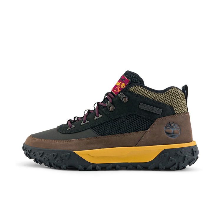 

Timberland Зеленые шаги Motion 6 нескользящие трекинговые ботинки мужские черно-коричневые, цвет Black/Brown