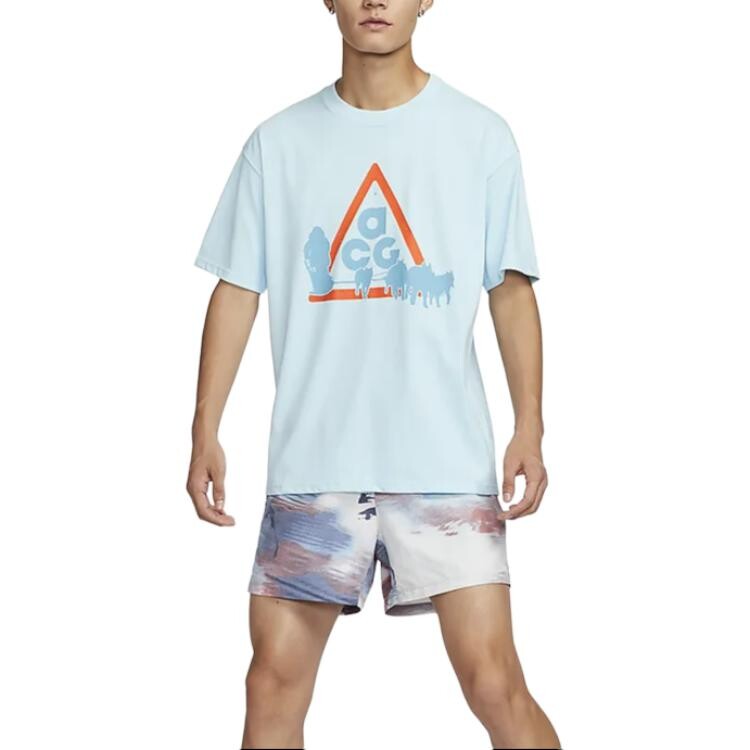 Футболка мужская ACG Glacier Blue Nike, синий — фото 3