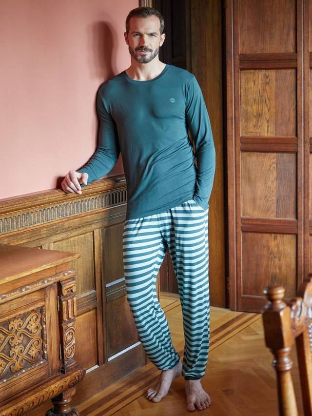 

Пижамный комплект из бамбуковой смеси British Boxers, Pine Forest