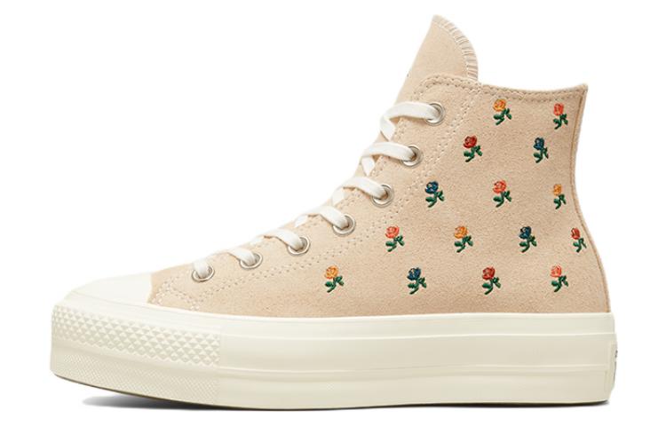 

Кеды Chuck Taylor All Star Women's Converse Lift Platform High 'Embroidered Roses' Women's