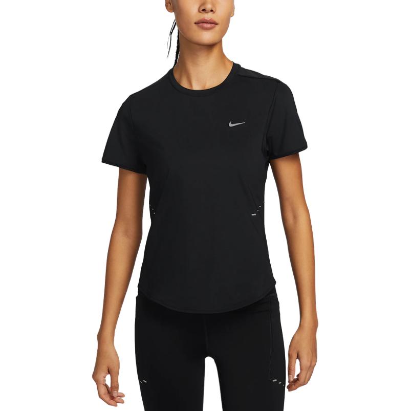 Женская беговая майка Swift Dri-FIT с короткими рукавами Nike, черный — фото 3