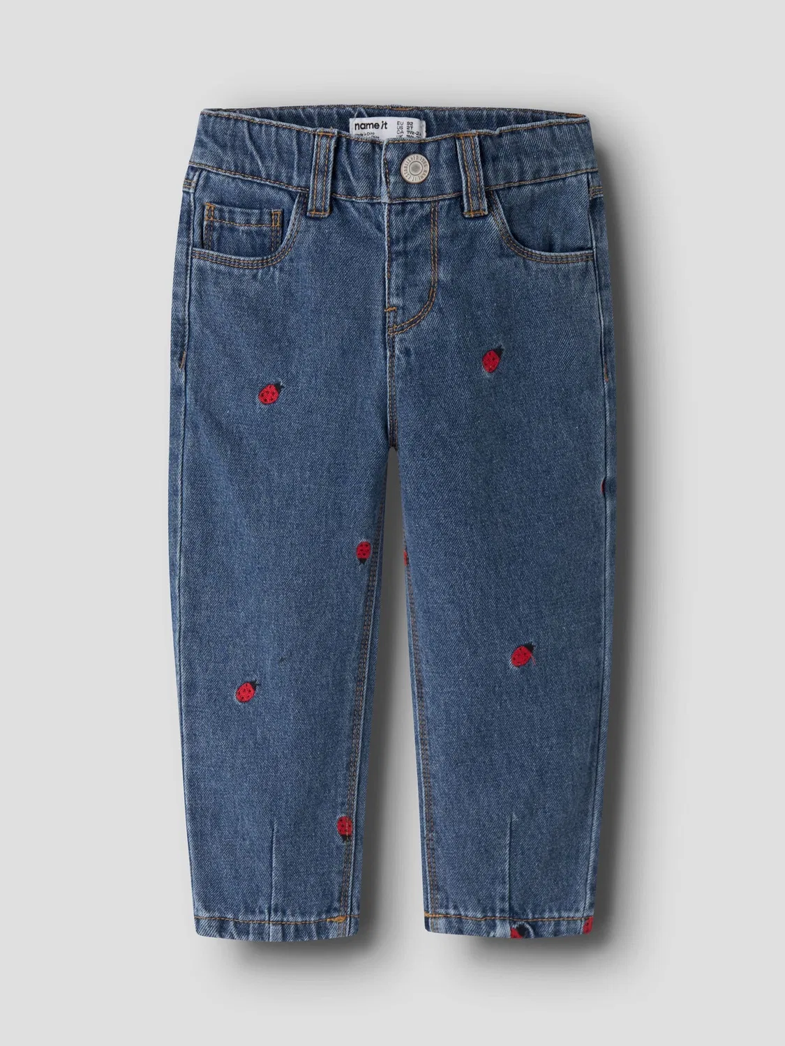 Джинсы Mom Fit, Name it, medium blue denim — фото 3