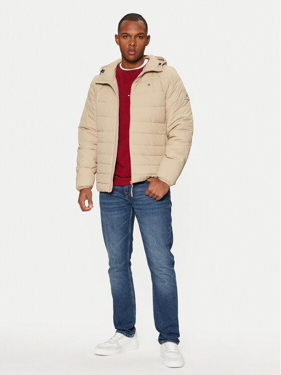 Зимняя куртка стандартного кроя MW0MW37641 Tommy Hilfiger, бежевый — фото 2