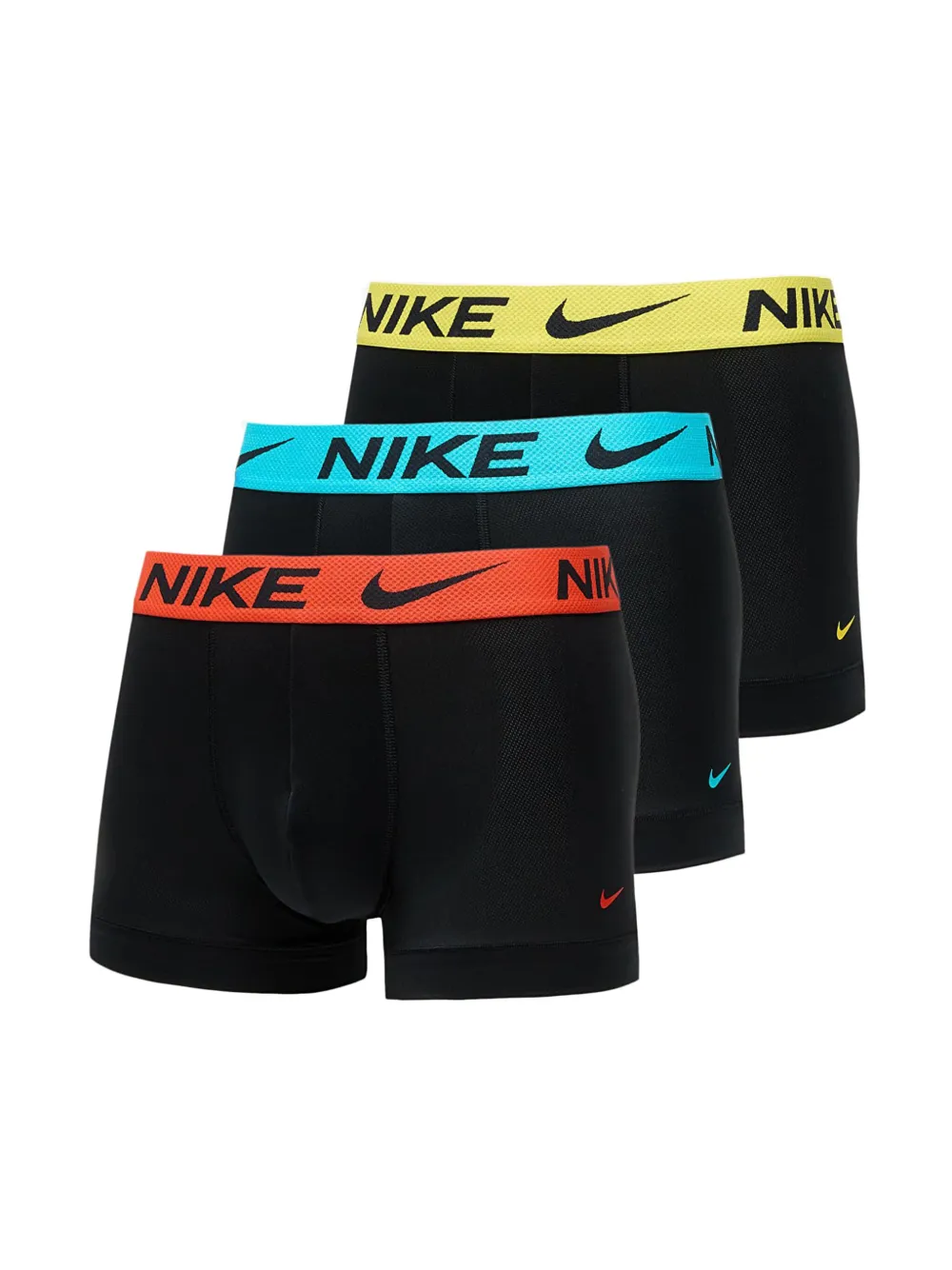 

Боксеры Dri-FIT с логотипом на поясе (упаковка из трех шт.) Nike, черный