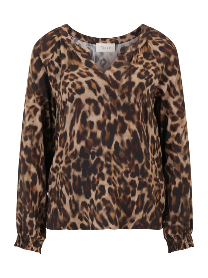 

Повседневная блузка с узором коричневого/верблюжьего цвета CARTOON