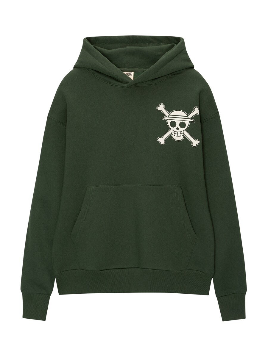 

Толстовка Pull&Bear, темно-зеленый