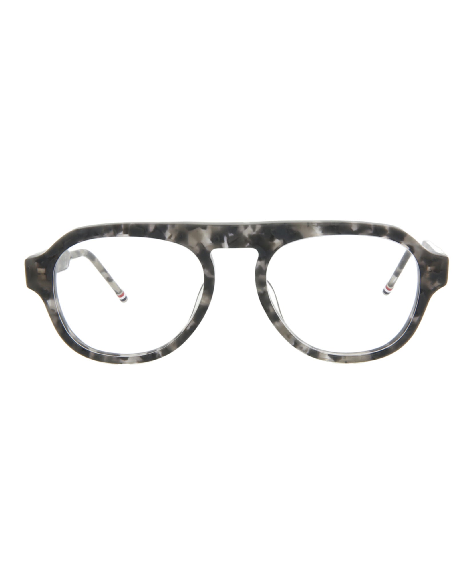 

Ацетатные оправы для очков в стиле «авиатор» Thom Browne, цвет grey tortoise